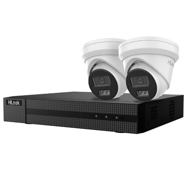 Picture of KIT 2x 6MP Cameras 4-Ch NVR Security Surveillance Kit. No HDD Included