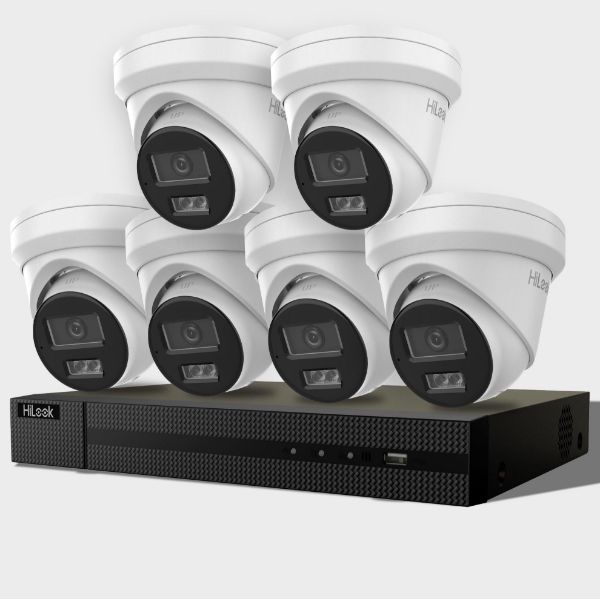 Picture of KIT 6x 6MP Cameras 8-Ch NVR Security Surveillance Kit. No HDD Included