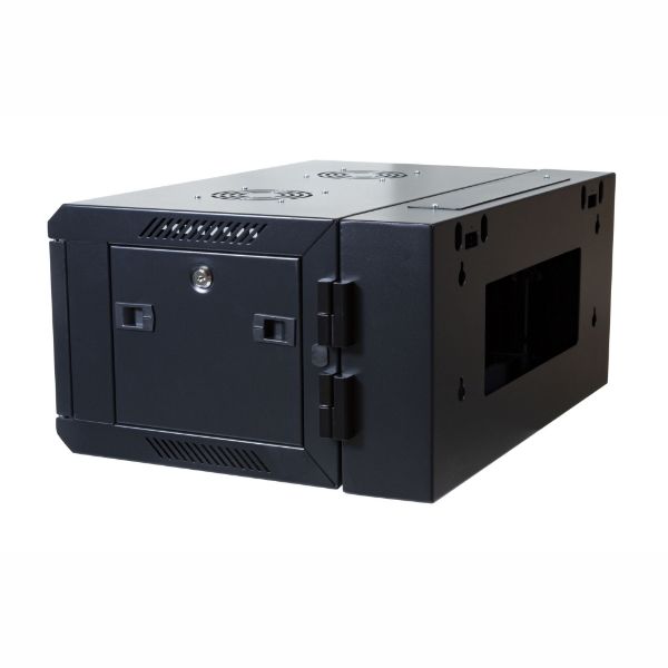 Picture of 4RU Univer Swing Wall Mount Cabinet. Removable Back supplied with Left & Right Hin