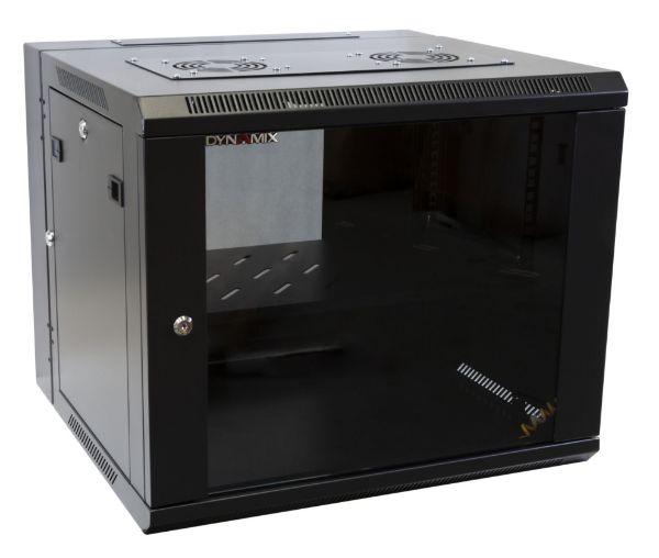 Picture of 9RU Univer Swing Wall Mount Cabinet. Removable Back supplied with Left & Right Hin