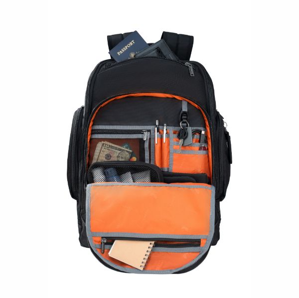 Picture of Atlas Wheeled Laptop Backpack. Notebooks 13-17.3''. Felt-lined iPad/Kindle/tablet