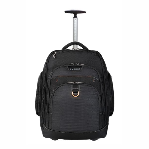Picture of Atlas Wheeled Laptop Backpack. Notebooks 13-17.3''. Felt-lined iPad/Kindle/tablet