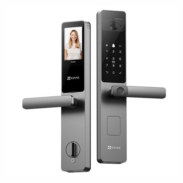 Picture of Smart Door Lock with Built-in Door View, live 2-Way Video Call, Facial Recognition