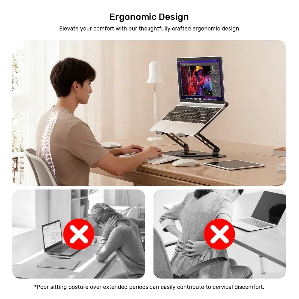 Picture of Adjustable Laptop Stand with Detachable Cooling Fan