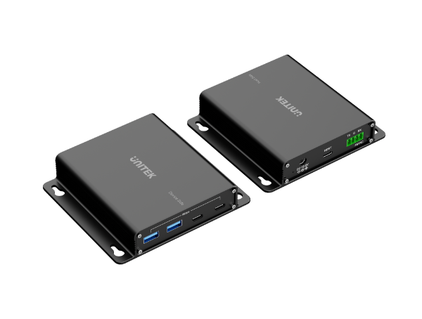 Picture of 100M USB 5Gbps Extender Over Ethernet with Hub USB-C Input (Host).