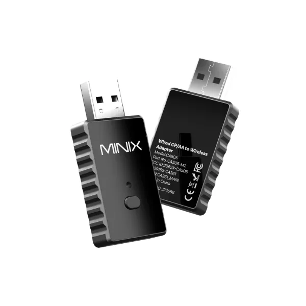 Picture of 2-in-1 Wired CarPlay / Android Auto to Wireless Adapter. Plug & Play