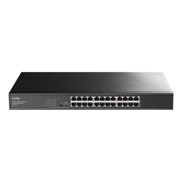 Picture of CUDY 24-Port Gigabit Managed Desktop Switch in Metal Case. 16x 10/100/1000M RJ45 Ports IG