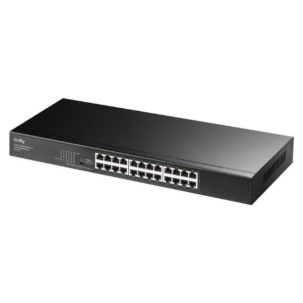 Picture of CUDY 24-Port Gigabit Managed Desktop Switch in Metal Case. 16x 10/100/1000M RJ45 Ports IG