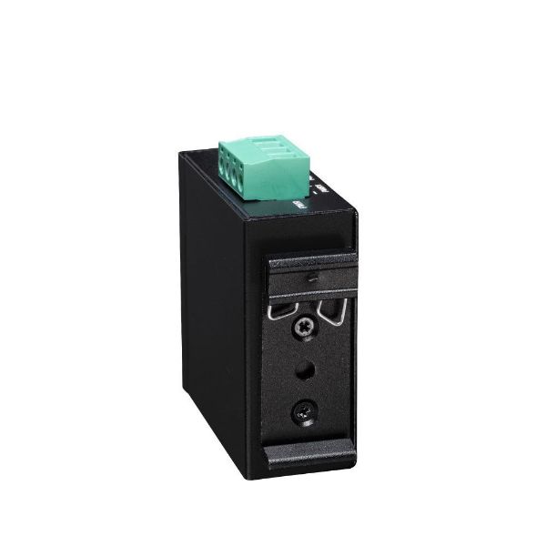 Picture of Industrial 2.5 Gigabit PoE+ 30W Power Injector. Supports IEEE 802.3at Provides