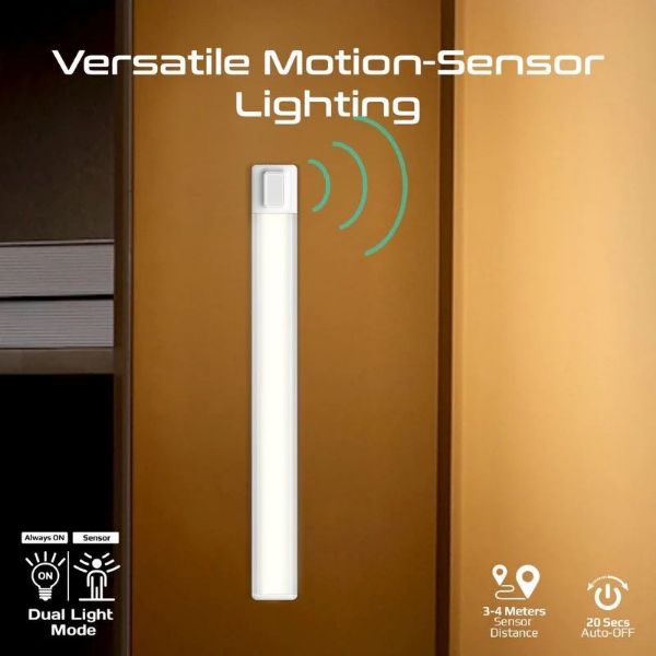 Picture of 40cm Rechargeable Light Strip with Motion Sensor. 2000mAh Battery Up to 3 Hours