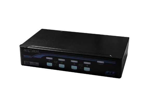 Picture of 1-4 USB Automatic KVM Share 1x Keyboard Video /Mouse w/ 4x CPU''s via the VG