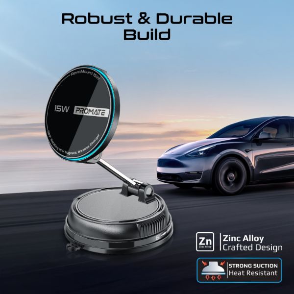 Picture of SecureGrip 360 Cradleless 15W MagSafe Compatible SmartPhone Charger Mount