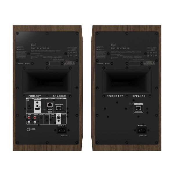 Picture of The Sevens II 6.5" Powered Book Shelf Speakers - Walnut