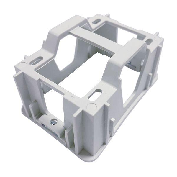 Picture of Flush Box with Captured Metal Spring Nut. Polypropylene Plastic