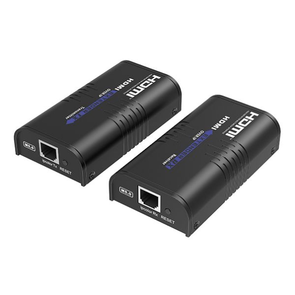 Picture of HDMI Over IP Extender Supports Cat5E/6, Many-to-Many Transmitter & Receiver Kit