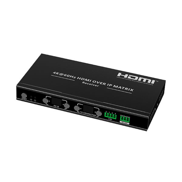 Picture of Hdmi extender over IP (Matrix) supports 4k@60hz.Compatible with Cat5e/6. Up to 120M (RX)