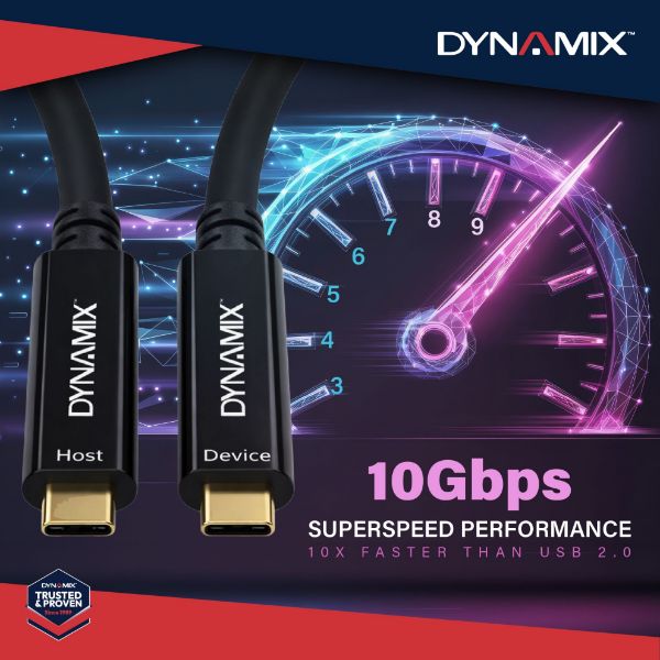 Picture of 15M USB 3.2 Type C to C Hybrid Active Optical Cable