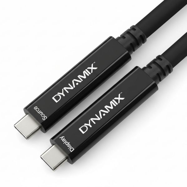 Picture of 15M USB 3.2 Full Featured Type C to C Hybrid Active Opti Cable