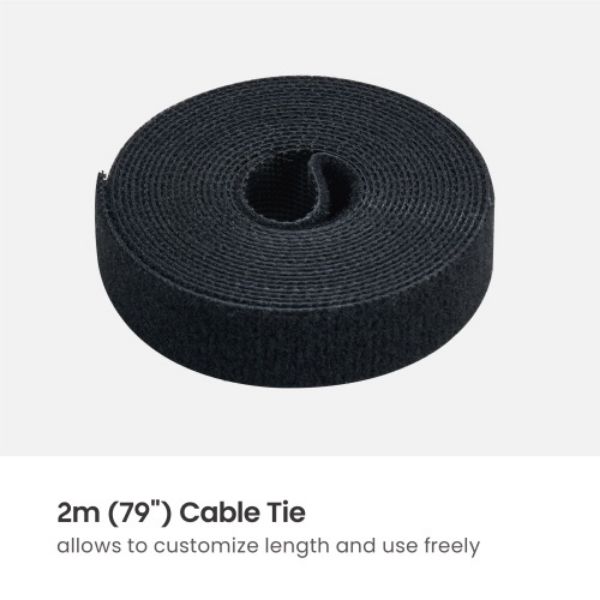 Picture of Clamp-On Under-Desk Cable Management Tray. Dims: 894×167×190mm