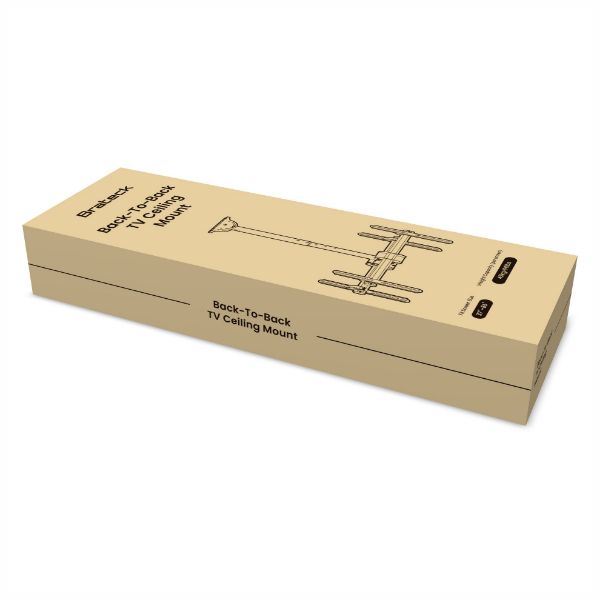 Picture of 37''-75'' Dual ceiling mount bracket for commercial signage MAX weight 90Kgs (2x45kgs).