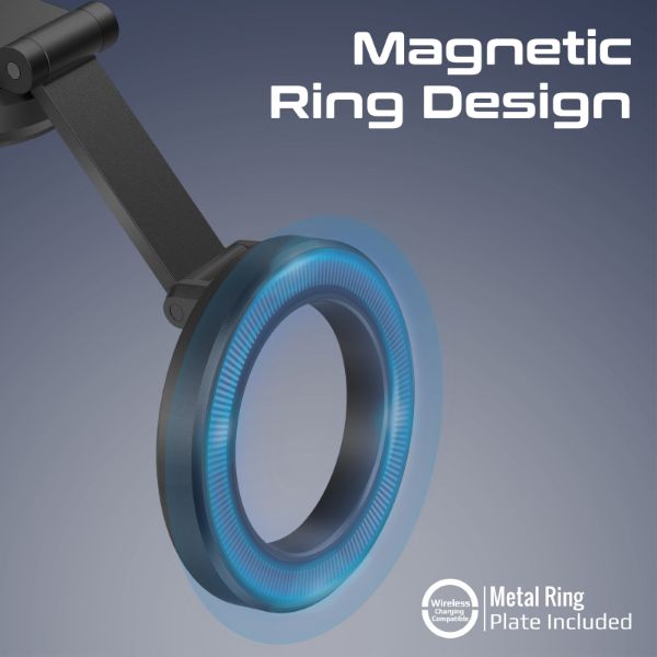 Picture of MagGrip 360 Cradleless Foldable Magnetic Ring phone Holder- Black