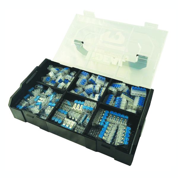 Picture of 200-Piece 4mm & 6mm Lever Connector Kit. Includes 2, 3, 5-Port