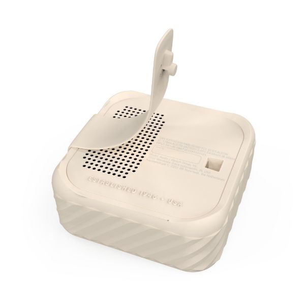 Picture of Austin Portable Bluetooth Speaker. 12 Hour Playtime Cream Color