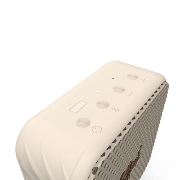 Picture of Austin Portable Bluetooth Speaker. 12 Hour Playtime Cream Color