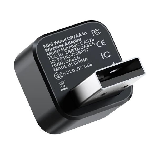 Picture of 2-in-1 Wired CarPlay / Android Auto to Wireless Adapter. Plug & Play