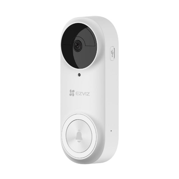 Picture of 5MP WiFi Battery-Powered Video Doorbell. 2-Way Talk, IR Vision, WiFi Chime Included