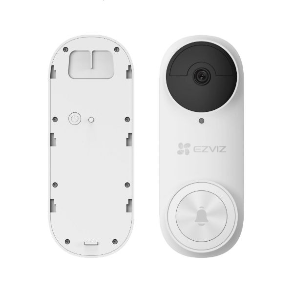 Picture of 5MP WiFi Battery-Powered Video Doorbell. 2-Way Talk, IR Vision, WiFi Chime Included
