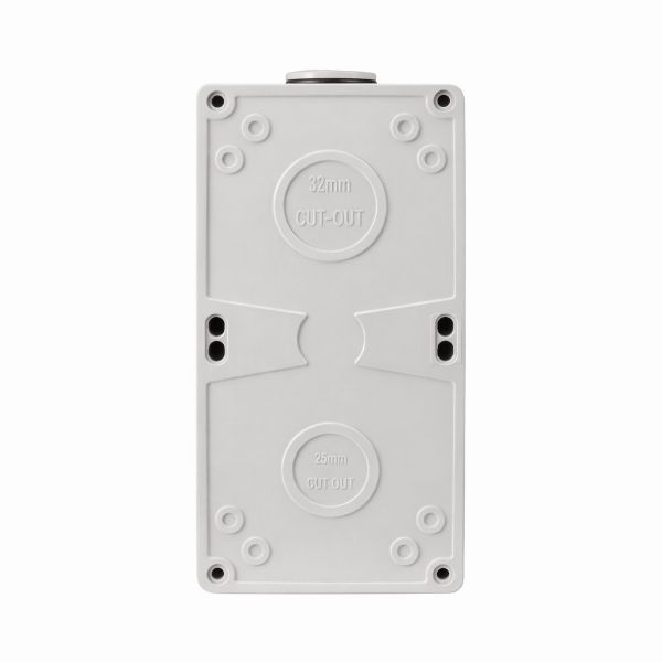 Picture of Switched Outlet 5 Pin 50A Round IP66 Stainless Steel cover fastening