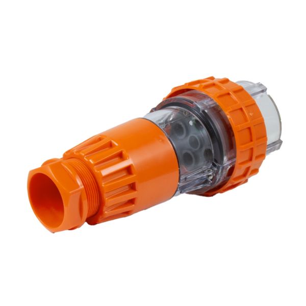 Picture of Extension Plug Straight 5 Pin 50A Round IP66 Stainless Steel cover fastening