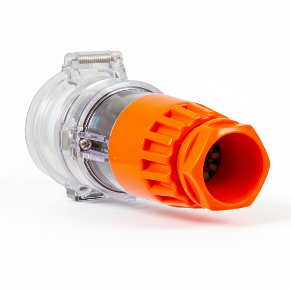 Picture of Extension Socket 4 Pin 32A Round IP66 Stainless Steel cover fastening