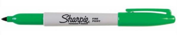 Picture of Fine Point Permanent Marker Green 30004