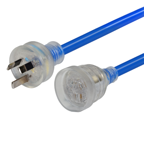 Picture of 10m Extension Lead 15A Extra Heavy Duty Industrial 3 Core 1.5mm Cable Blue