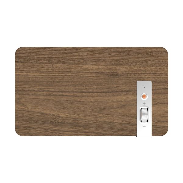Picture of Three Plus Premium Bluetooth Speaker. 2.1 Stereo System. Walnut Color.