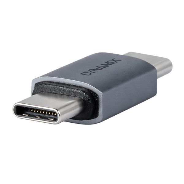 Picture of USB-C 4.0 Male/Male Adapter Supports USB 4.0 Sliver Aluminium Shell.
