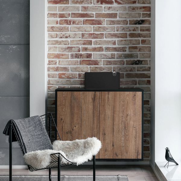 Picture of Three Plus Premium Bluetooth Speaker. 2.1 Stereo System. Black Color.