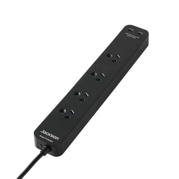 Picture of Jackson 30W Dual USB-C 4 Outlet Powerboard
