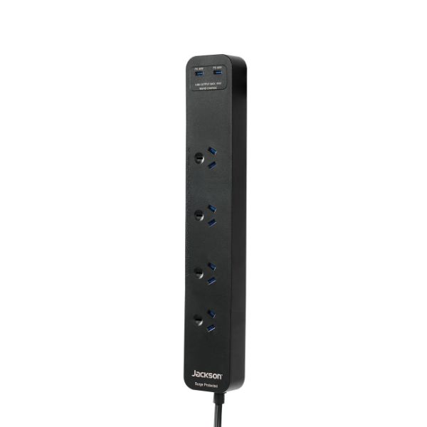 Picture of Jackson 30W Dual USB-C 4 Outlet Powerboard