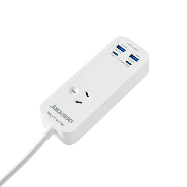 Picture of Jackson 20W USB-A + USB-C 1 Outlet Portable Powerboard