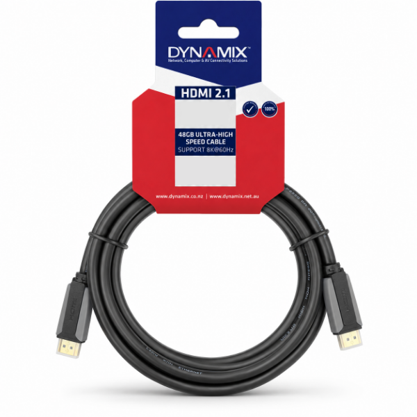Picture of 3m HDMI 2.1 Ultra-High Speed 48Gbps Cable. up to 8K@60Hz. Supports Dolby