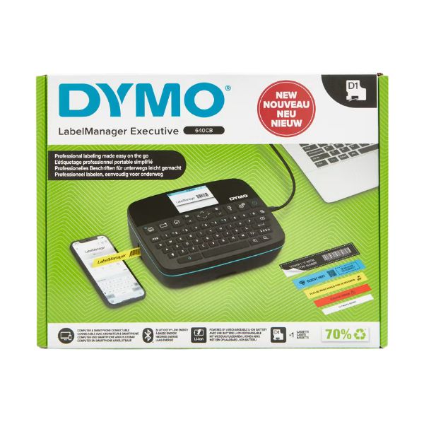 Picture of LabelManager Executive 640CB Portable & Rechargable Label Maker with Dual Connectivity