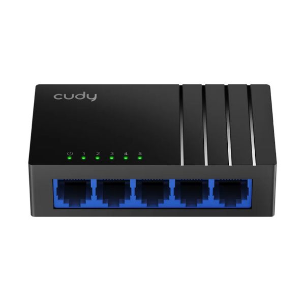 Picture of 5-Port Gigabit Unmanaged Desktop Switch in Plastic Case USC-C Powered -Adapter NOT Inc
