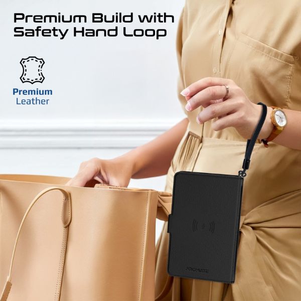 Picture of Anti Loss Slim Leather Passport Holder with RFID Protection & Smart Tracking