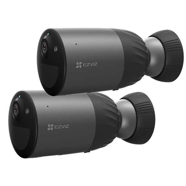 Picture of 8MP (4K) 2-Pack BC1C Outdoor IP65 Security Camera Bundle PLUS BONUS H5-4G Camera