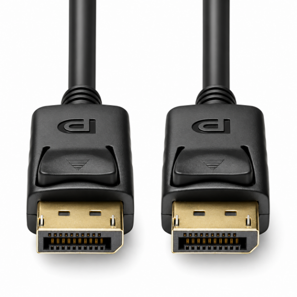 Picture of 7.5m DisplayPort v1.2 Cable w/ Gold Shell Connectors DDC Compliant 4K60hz