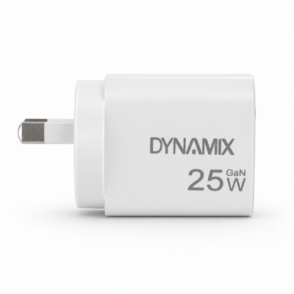Picture of 25W 5V/3A GaN PD Wall Charger Dual USB-C & USB-A Ports