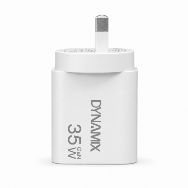 Picture of 35W 5V/3A GaN PD Wall Charger Dual USB-C & USB-A Ports